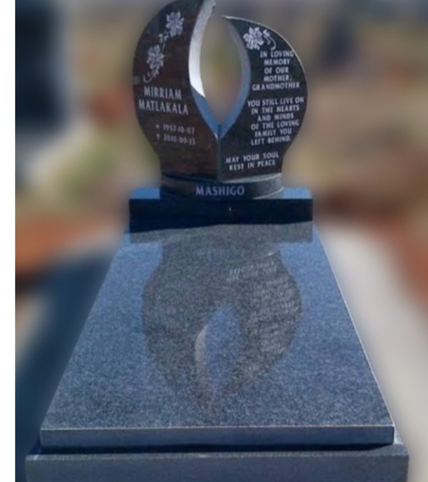 Nkanyezi Tombstones K09 design
