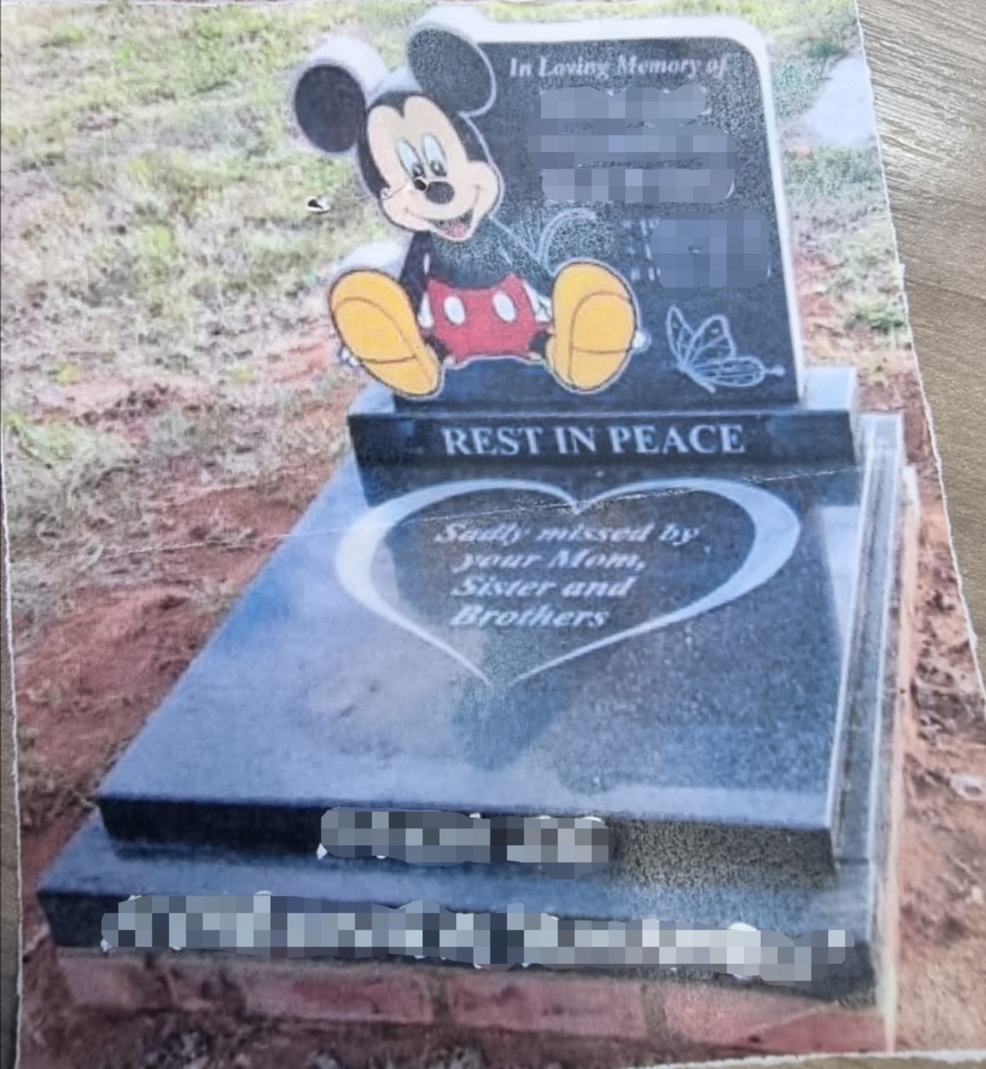Tombstone installation